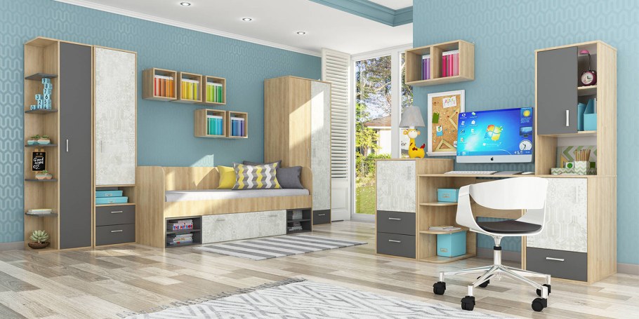 Белая мебель для подростка