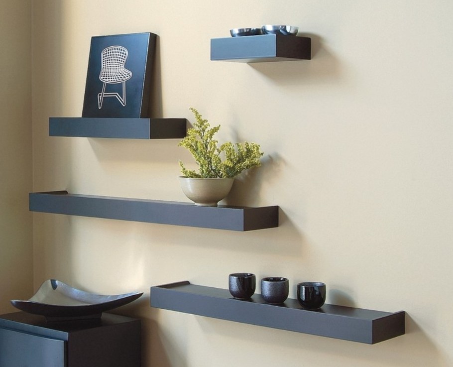 Полка "Wall Shelf-s (bas WL-001)" белая