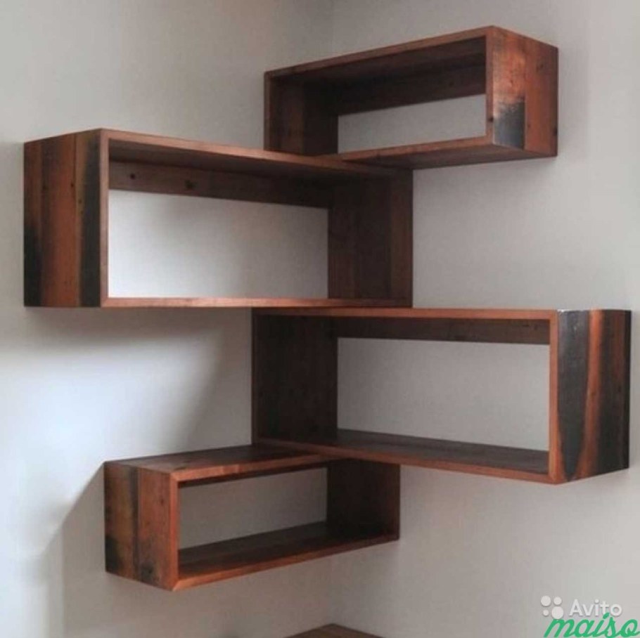 Полки угловые настенные