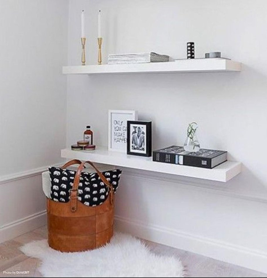 Полка ikea lack 110см белая