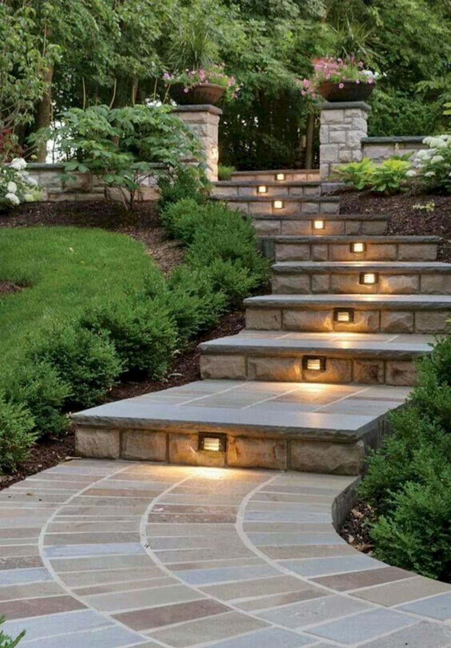 Двухъярусный участок ландшафтный