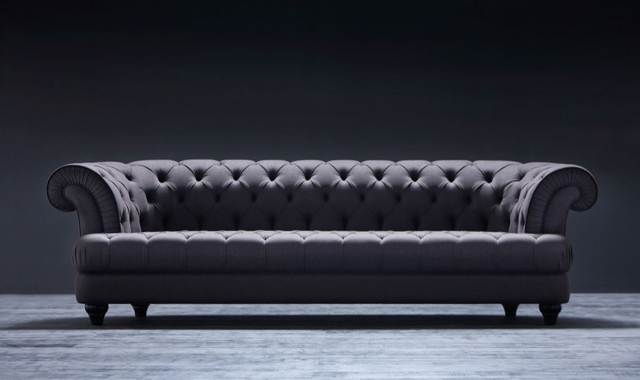 Бархатный диван