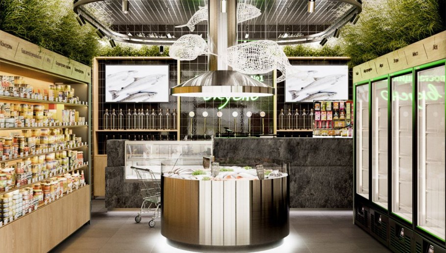 Интерьер магазин с улицы