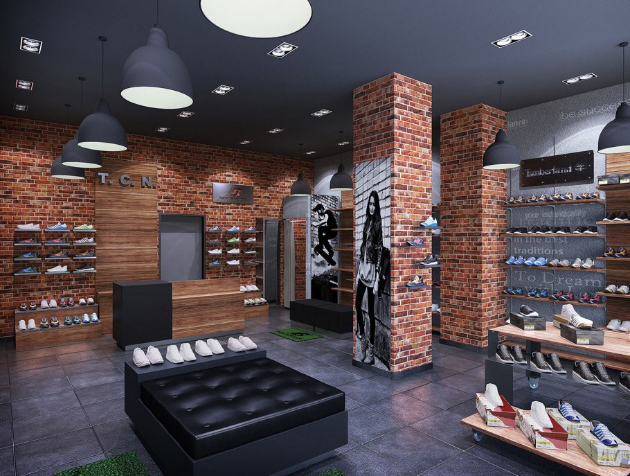 Проект интерьера магазина