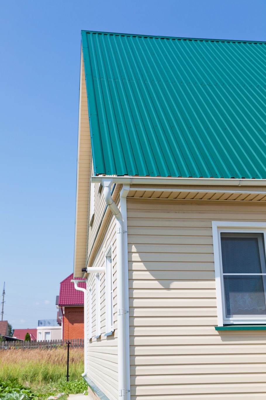 Крыша профлист с35 RAL 6005 Гранд лайн