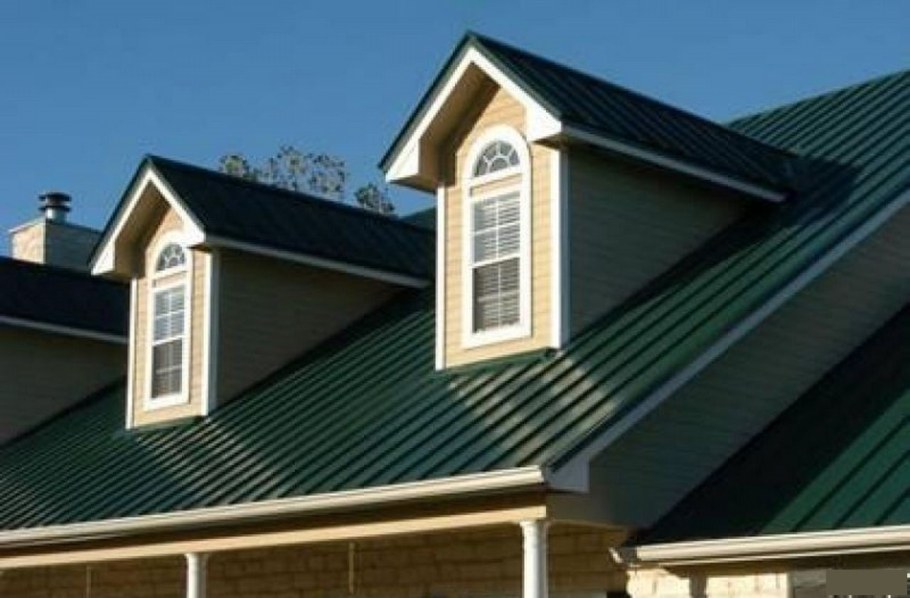 Крыша профлист с35 RAL 6005 Гранд лайн