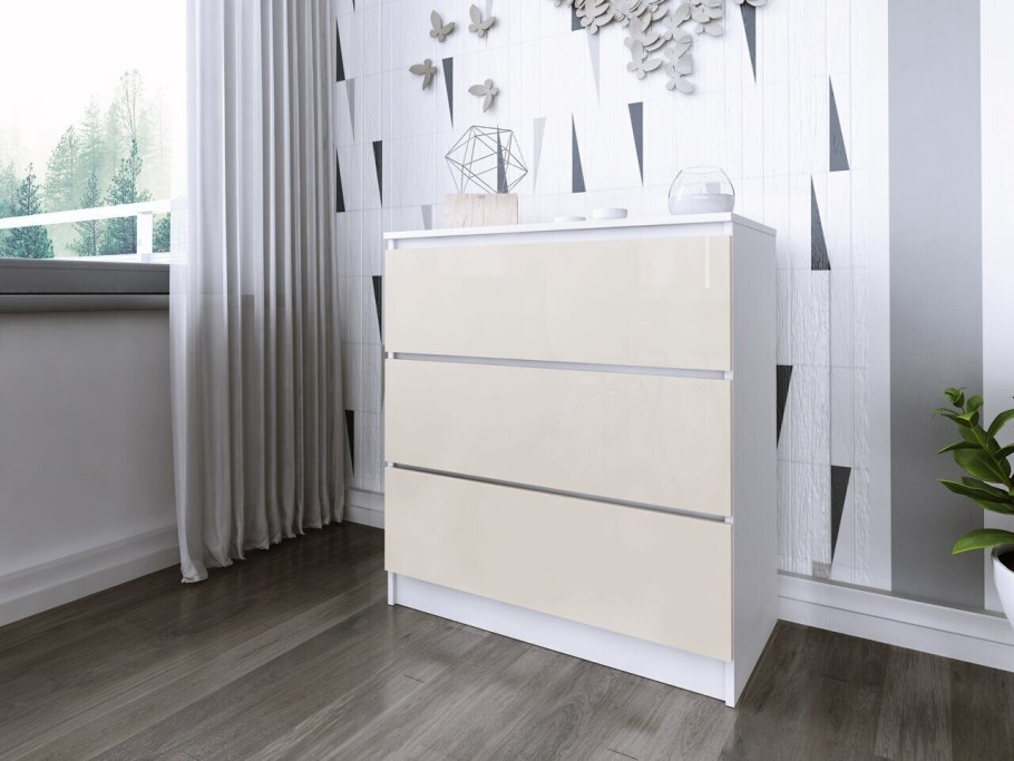 Комод Тоскана белый глянец