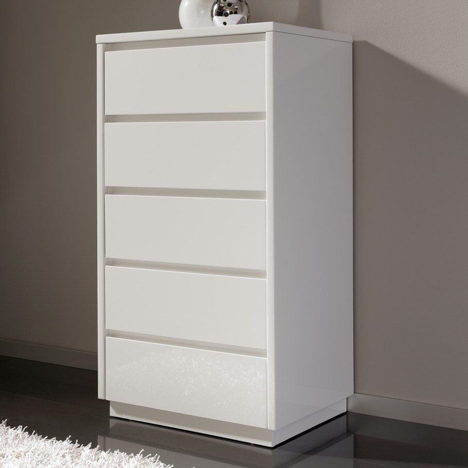 СОНГЕСАНД комод с 6 ящиками, белый