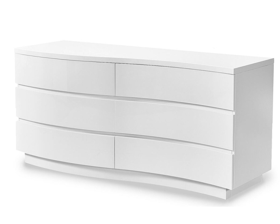 Комод Миранда Atelier белый глянец