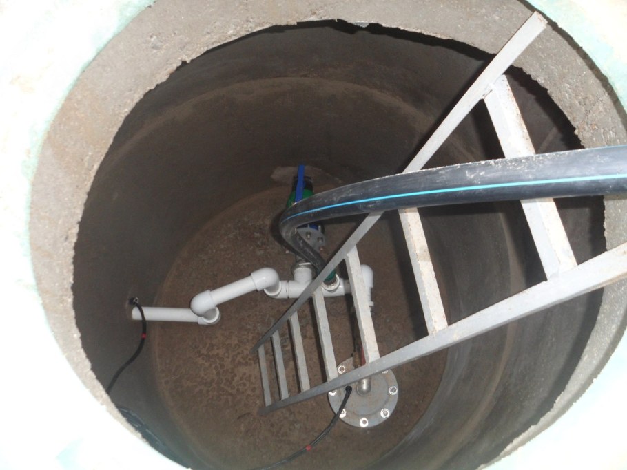 Кессон для колодца из бетонных колец