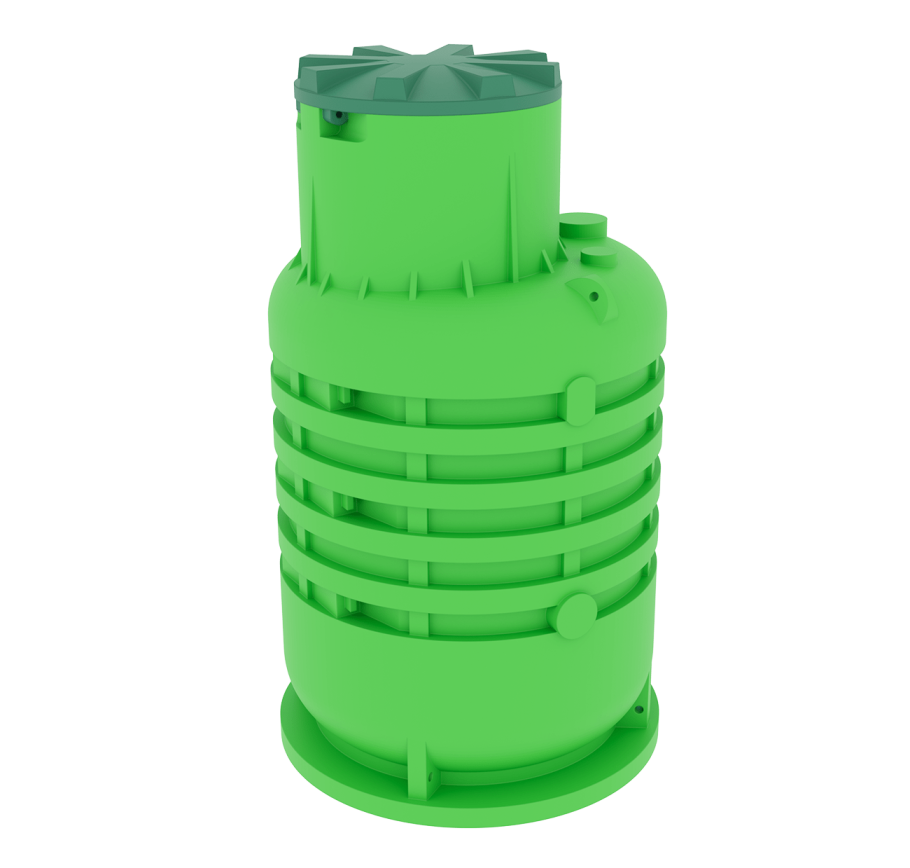 Колодец дренажный конусный h1500