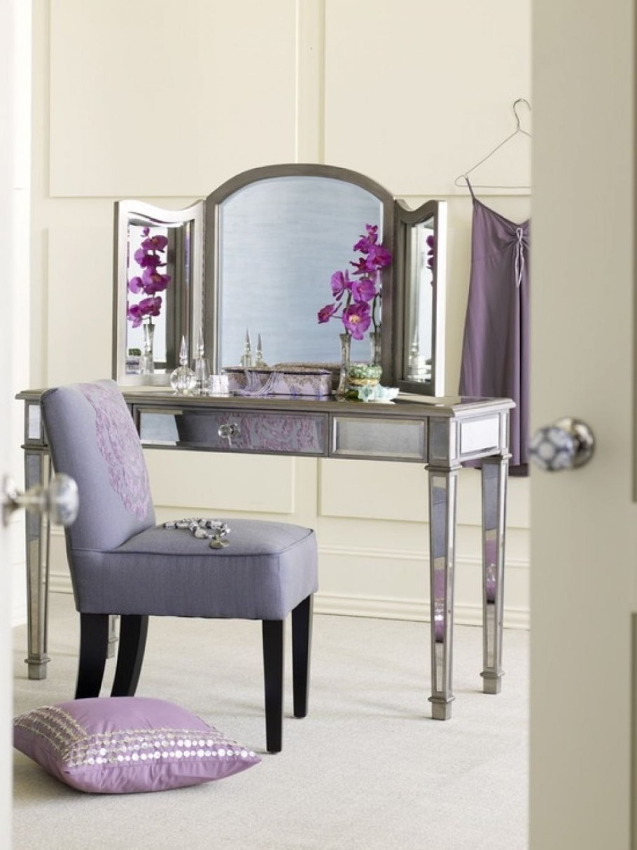 Туалетный столик с зеркалом cp1702-dk