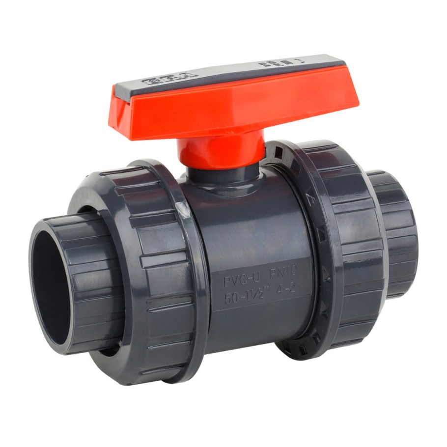 Шаровой кран ПВХ d40 (dn32)