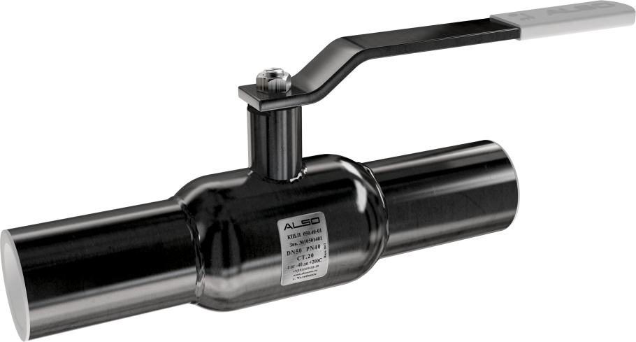 Кран шаровый приварной also Gas КШ.П.П.Gas 025.40-01 dn25
