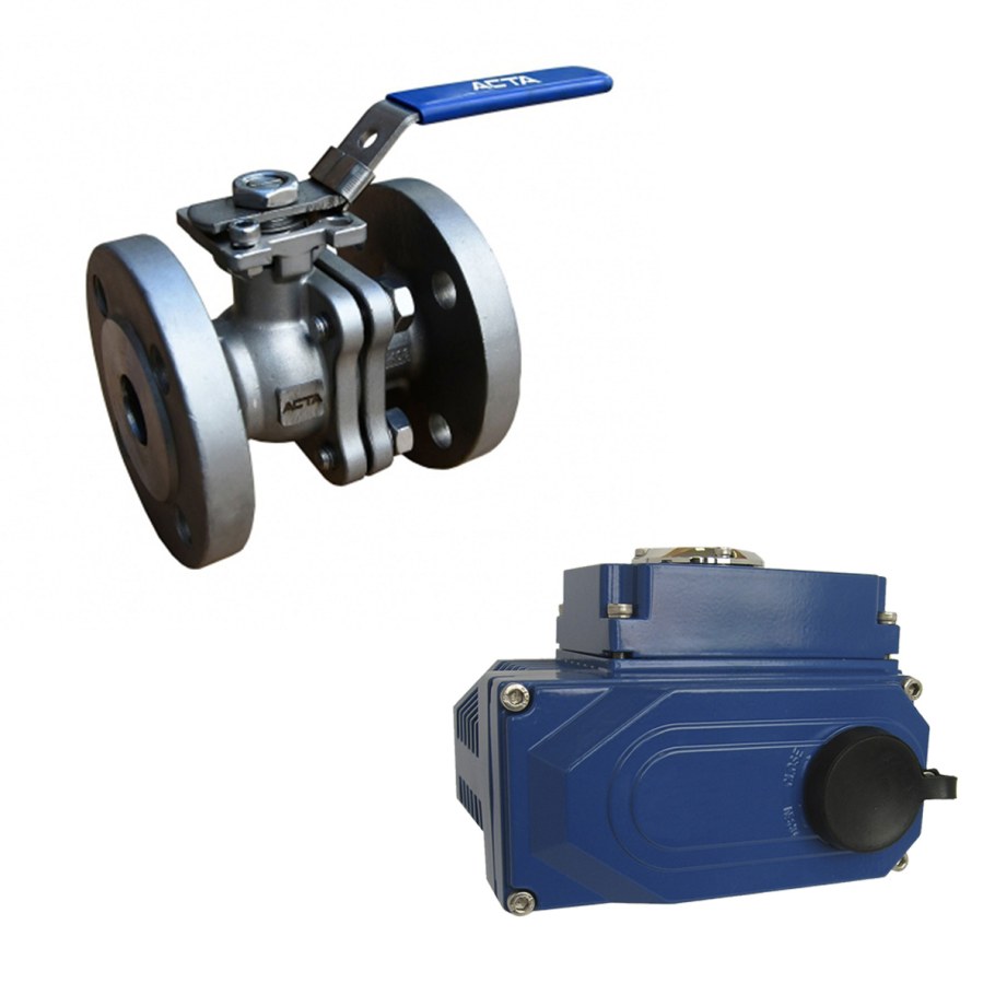 Кран шаровый фланцевый Белимо с электроприводом