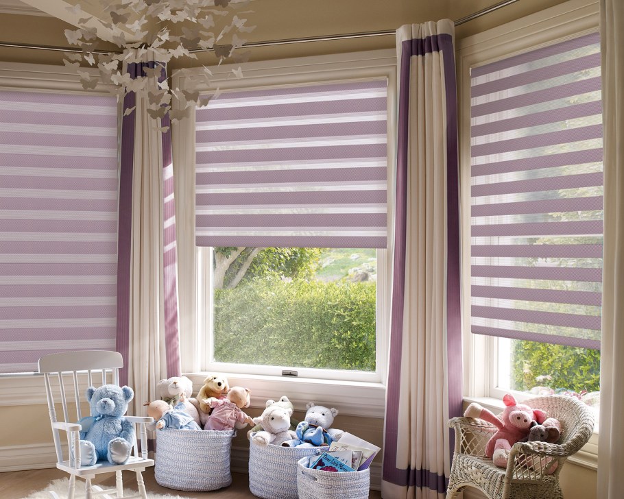 Рулонные шторы Зебра день-ночь