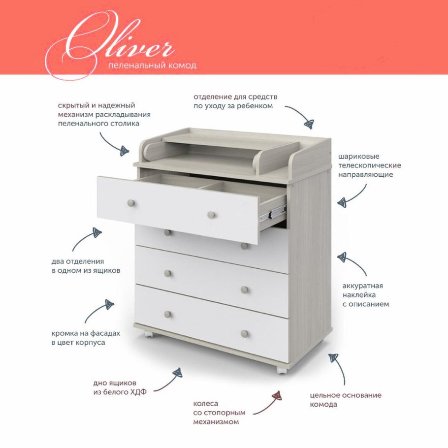 Комод Атон Оливер 804