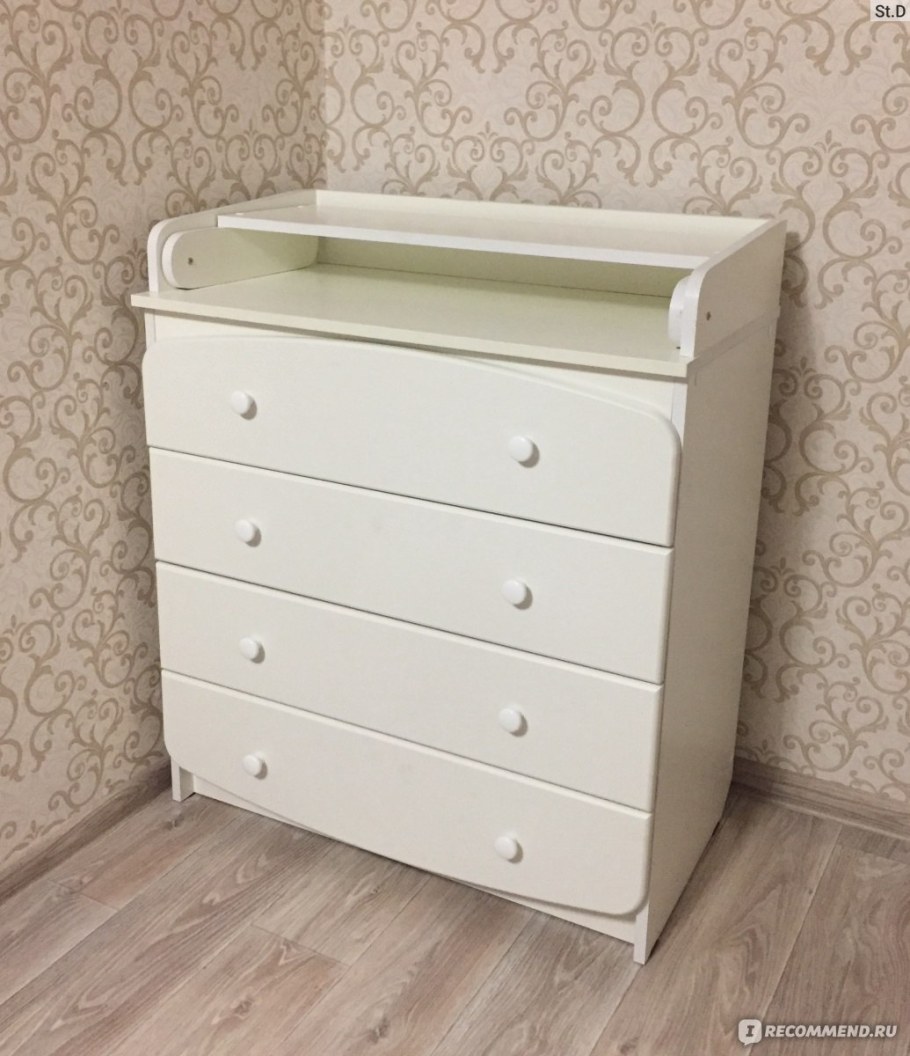 Комод Атон Щелкунчик белый