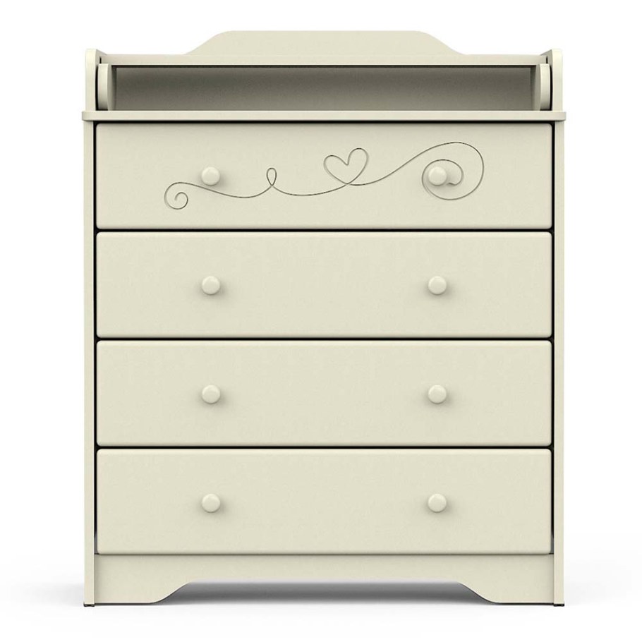 Комод раскладной серия Сириус Айден белый