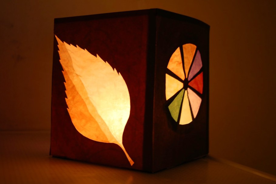 Уличный фонарь развертка