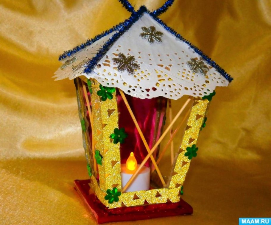 Плафон из бумаги