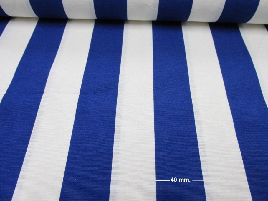 Blue and White Stripes