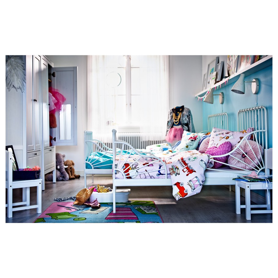 Кровать миннен белая в 135см