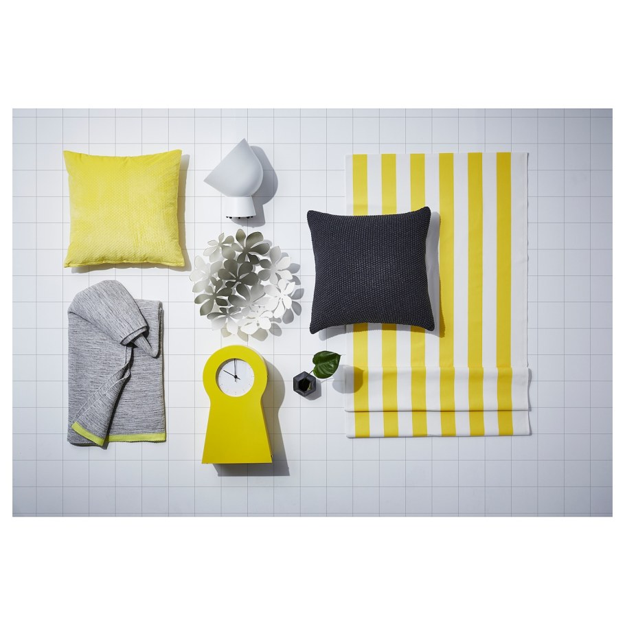 Желтая ткань икеа