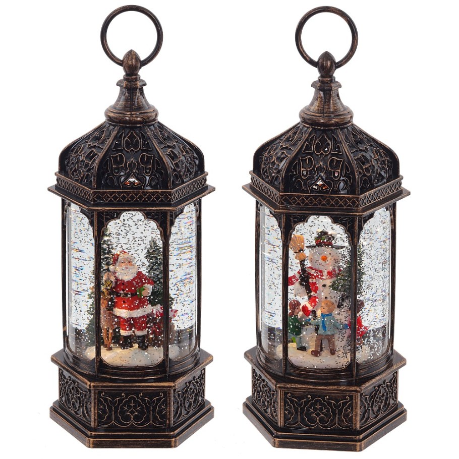 Новогодний фонарь с подсветкой