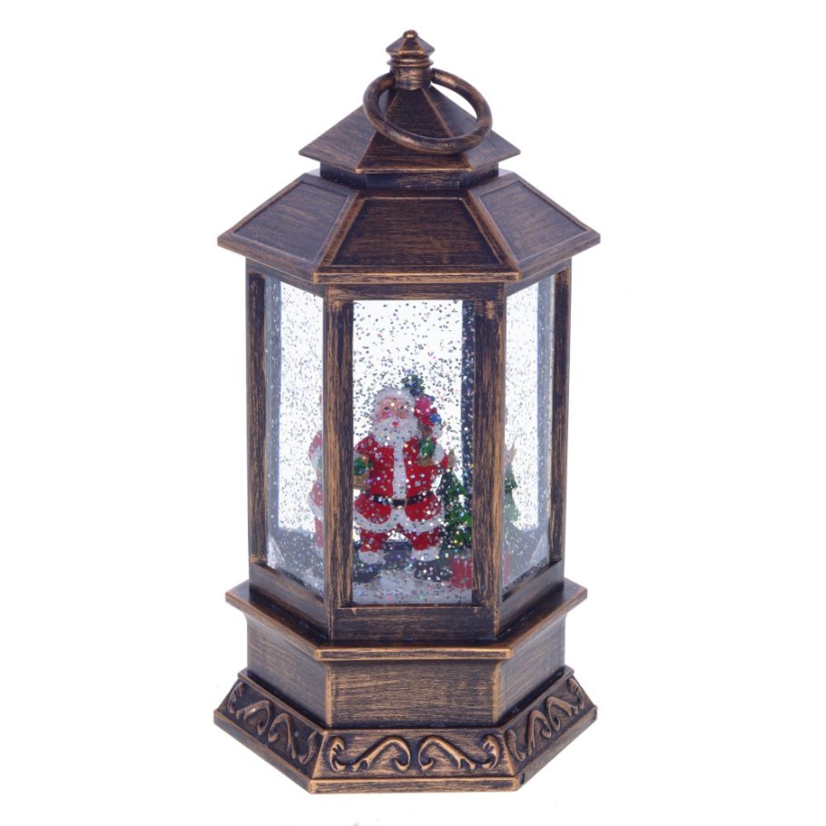 Новогодний фонарь с подсветкой