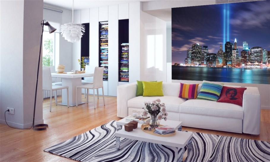 Панорама Манхэттена 3м фотообои Decocode 41-0018-WL(1)