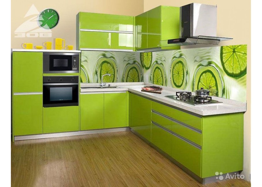 Кухня Мишель фисташковая