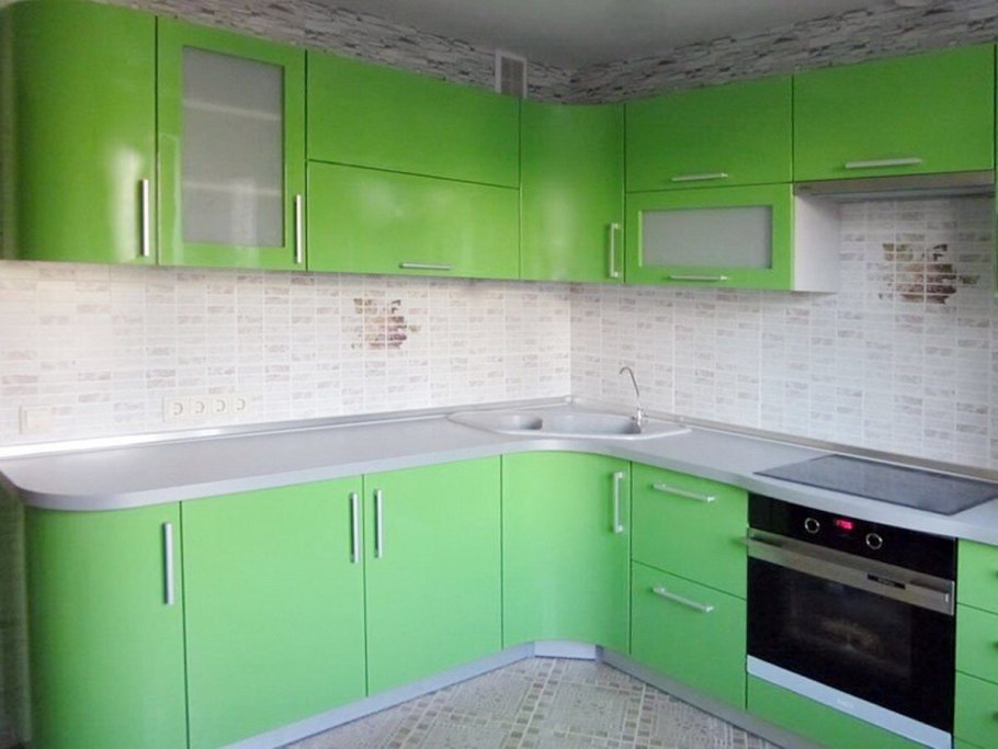 Кухни салатовые