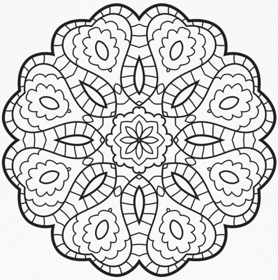 Арабеска раскраска для детей