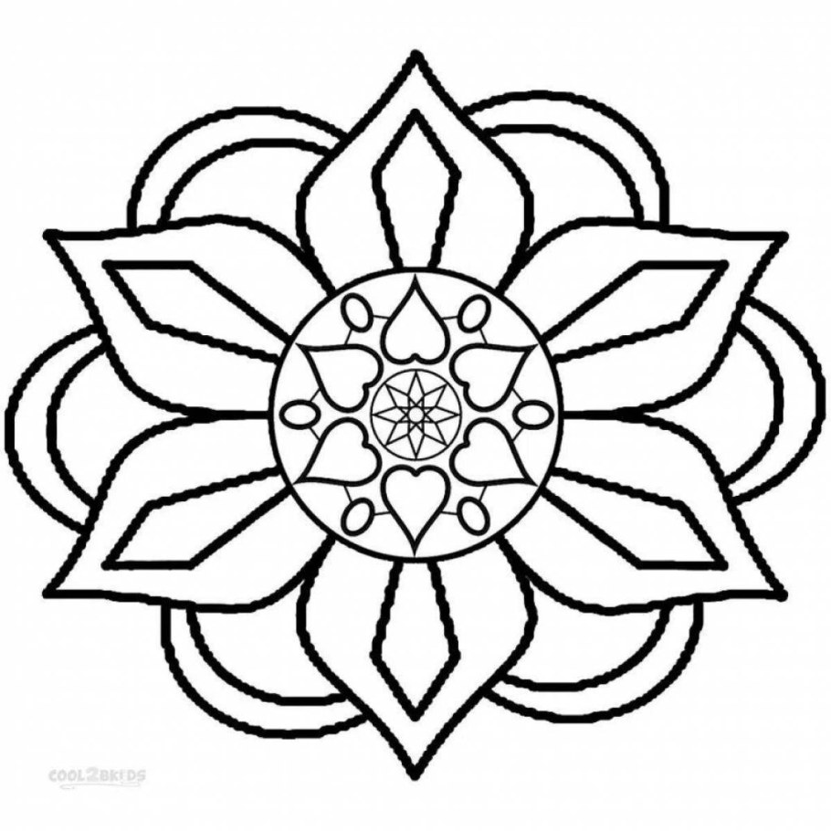 Восточные узоры раскраска