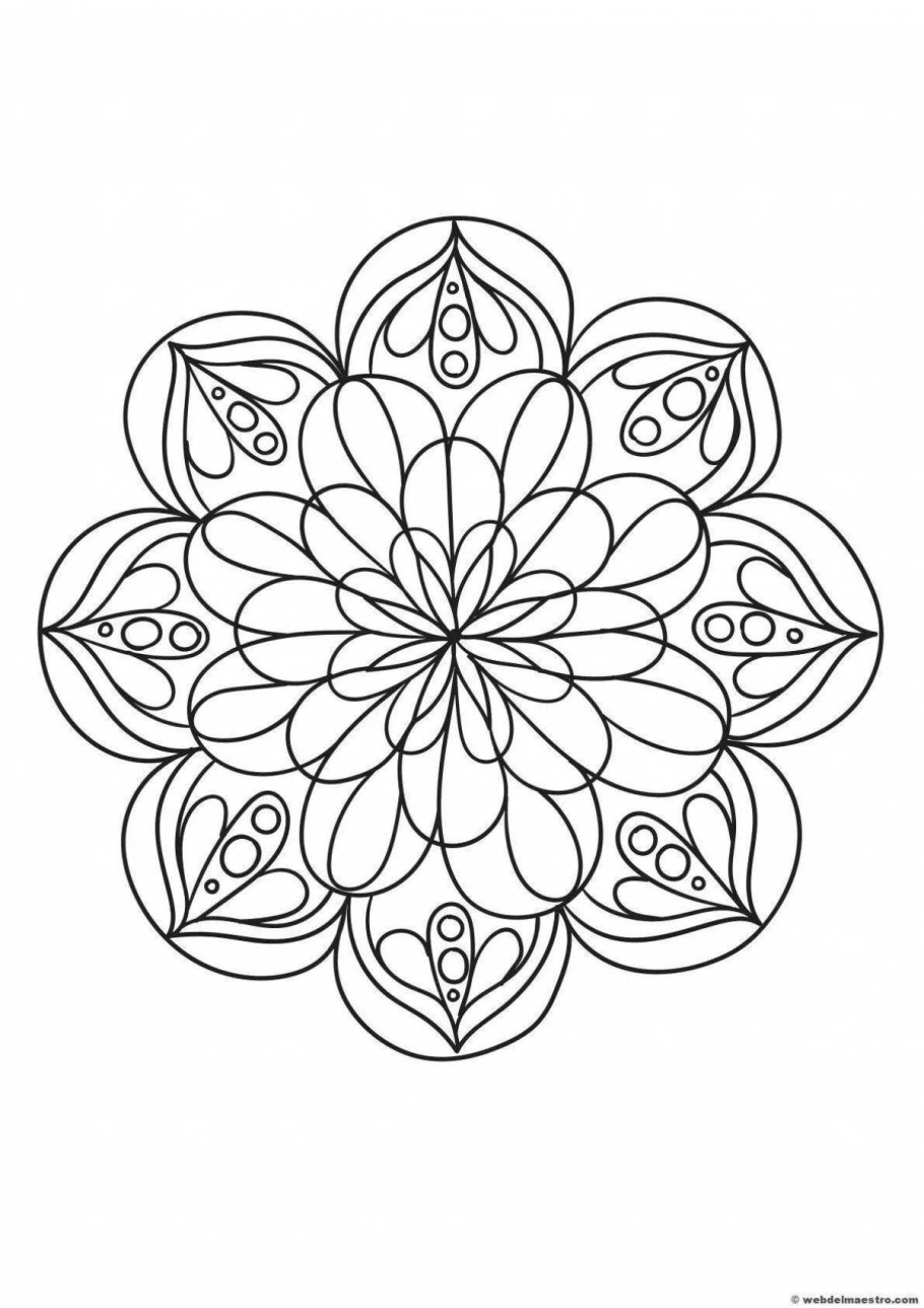 Арабеска раскраска для детей