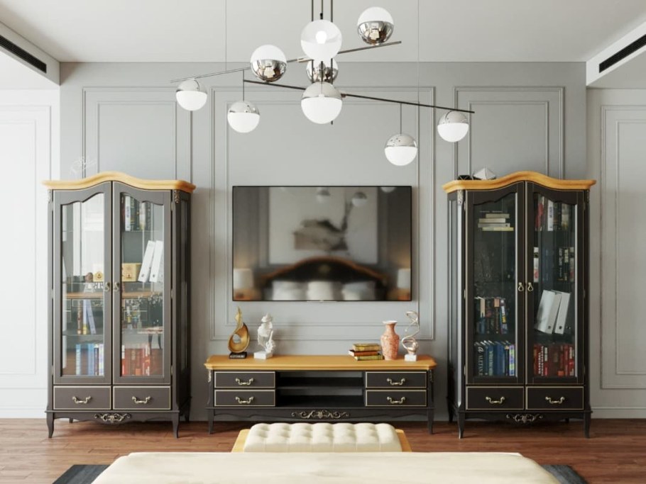 Прованс с темной мебелью