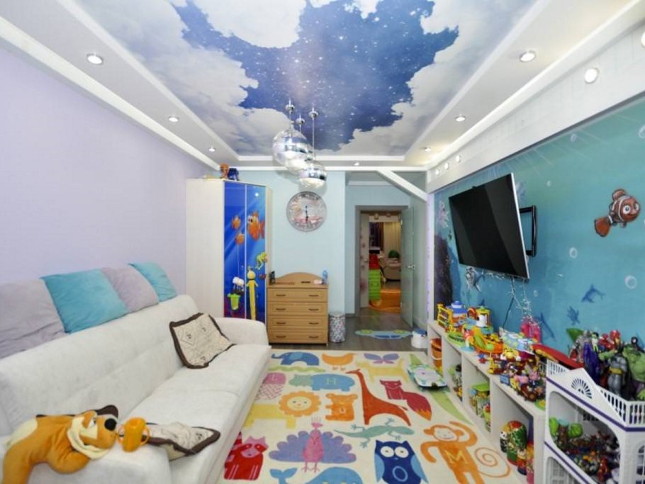 Потолок в детской
