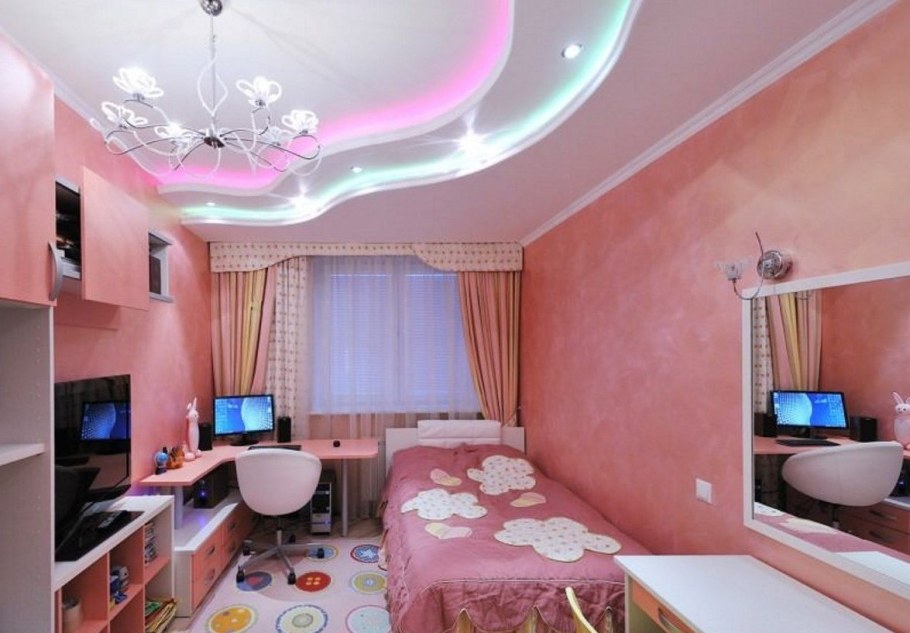 Потолок в детской комнате