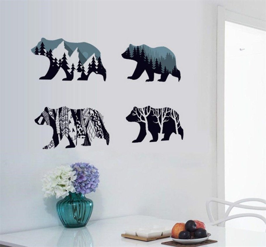 Необычные наклейки на стену