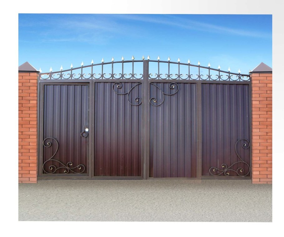 Ворота с калиткой