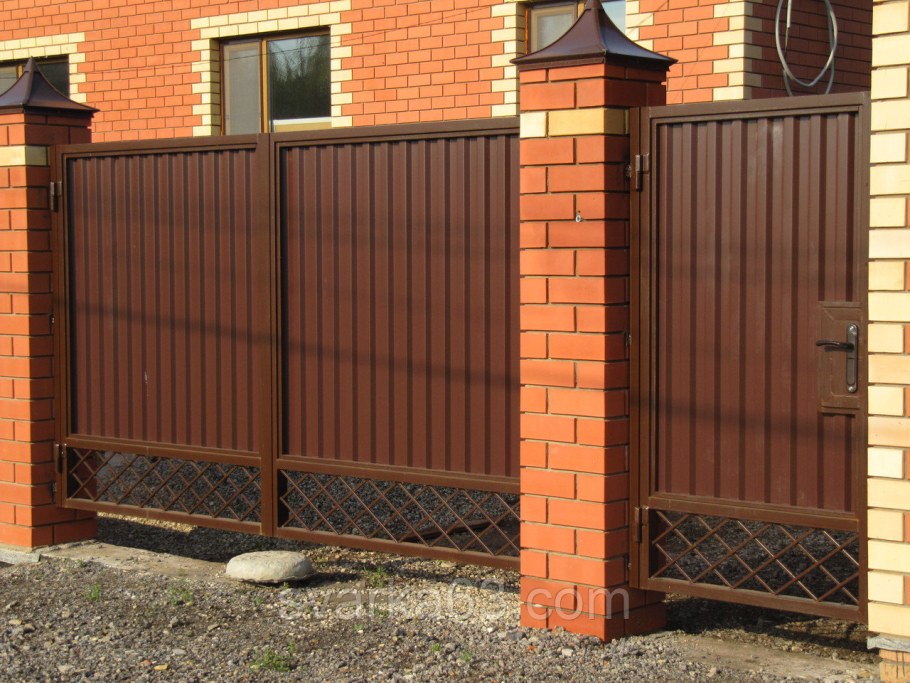 Ворота распашные 512кб