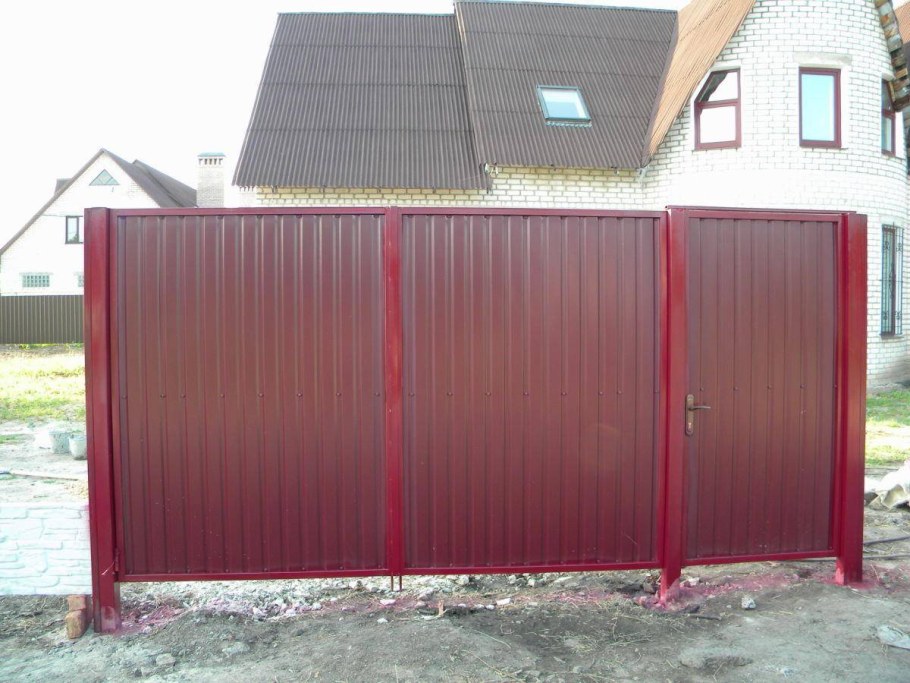 Ворота металлопрофильные КИП 004