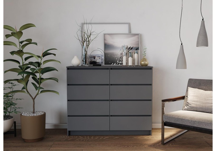 Мори комод 1200.8 графит