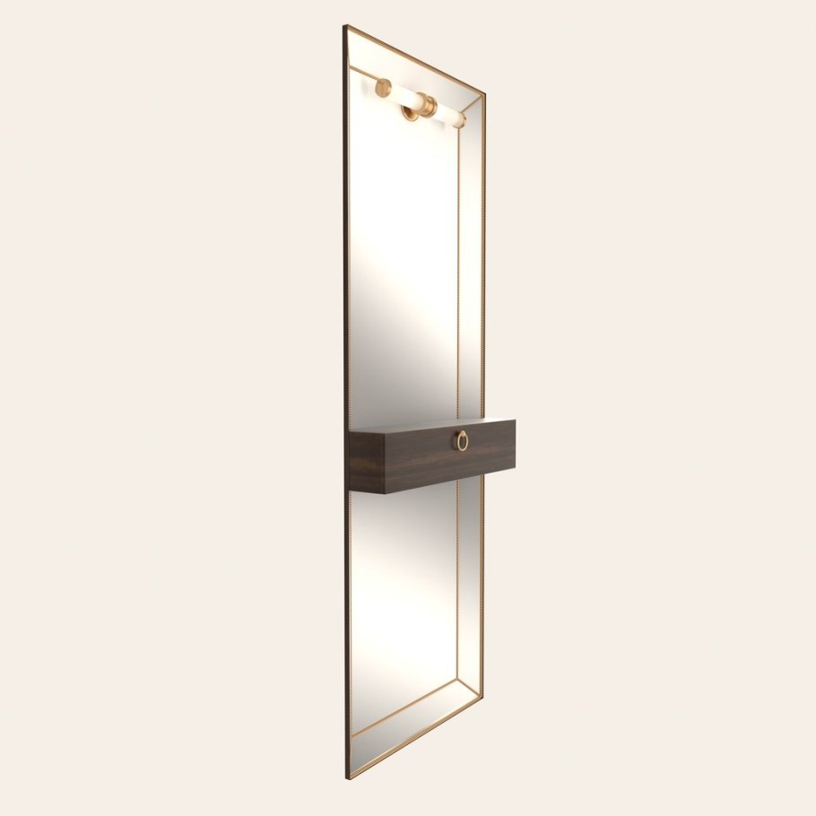 Зеркало с полочкой в прихожую