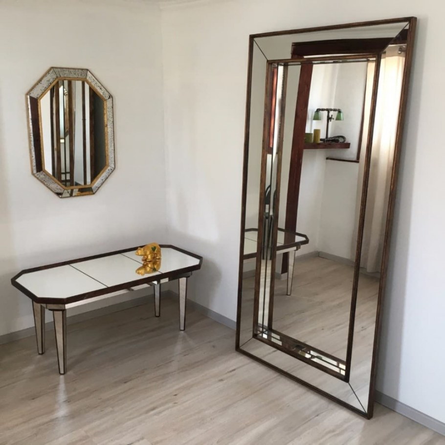 Зеркало напольное Амадеус золото