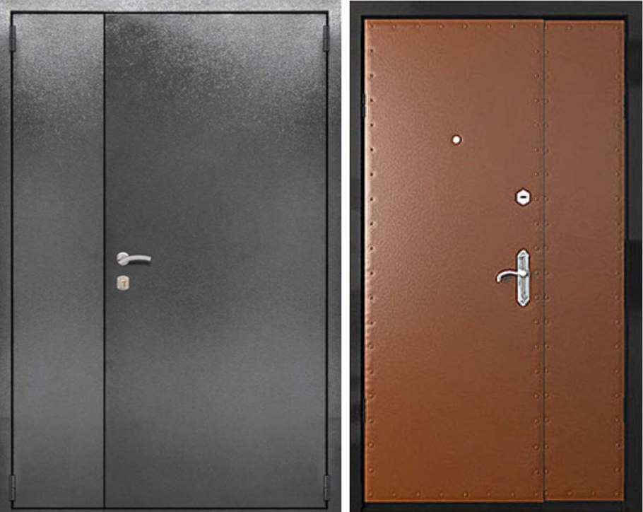 Двери тамбурные 1500 на 2200