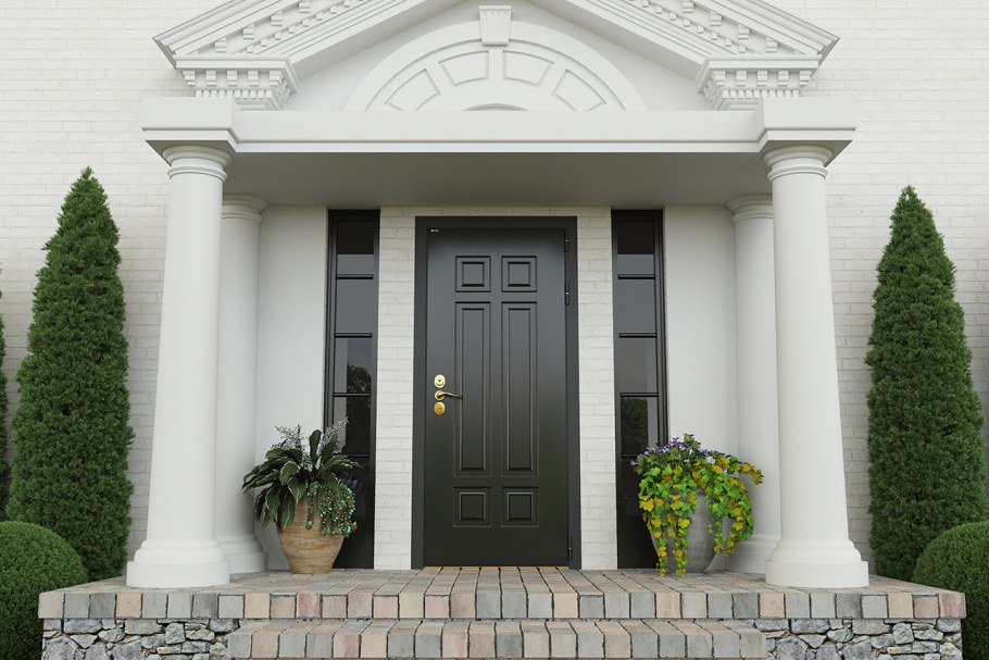 Гардиан белая входная дверь