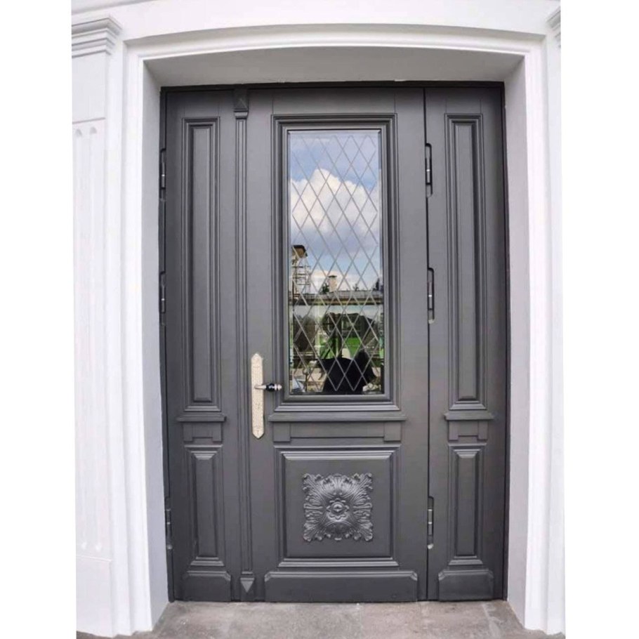 Металлическая дверь с окном