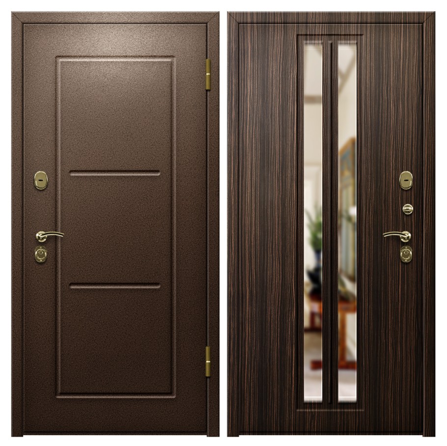 Входная дверь с напылением